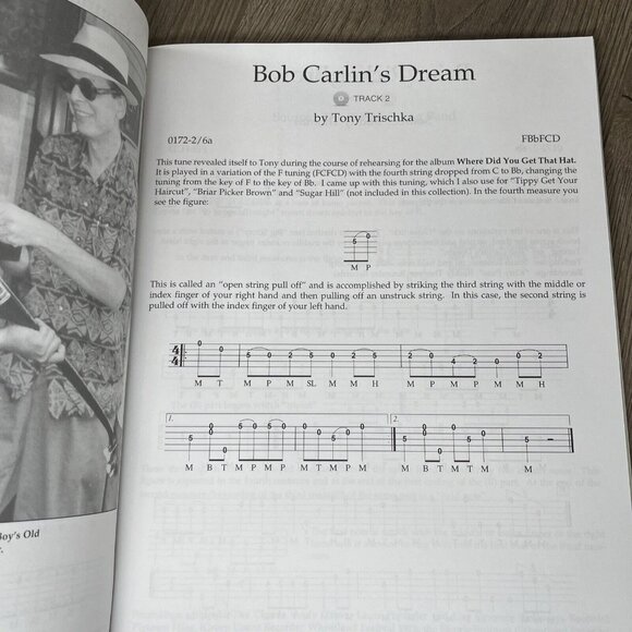 Bob Carlin Fiddle Tunes for Clawhammer Banjo Sheet Music Hal Leonard - Picture 7 of 7